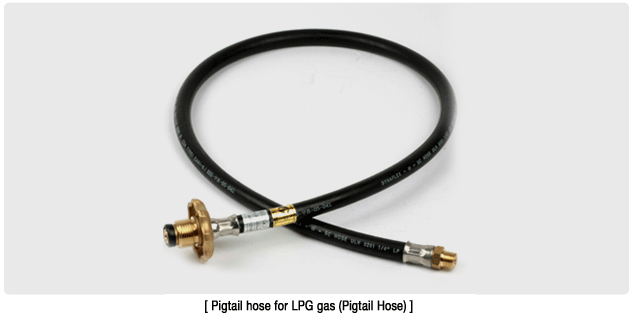 Pigtail hose for LPG gas (Pigtail hose) / Twin hose for KGS gas (Twin Hose)